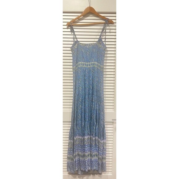 Veronica Beard Windansea Paisley Maxi Dress Blue Electric Multi Size XS NWT - Picture 8 of 12